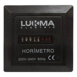 Horimetro Ac 220v 60hz Lk-11 Preto Lukma