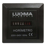 Horimetro Ac 220v 60hz Lk-11 Preto Lukma