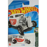 Hot Wheels 32' Ford Branco Cartela Grande Lacrada