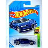 Hot Wheels Bugatti Chiron Hw Exotics Azul Escala 1:64