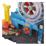 Hot Wheels City Super Loja De Pneus - Mattel Cor Colorido