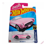 Hot Wheels Corvette Barbie Carrinho Filme Lançamento Lacrado