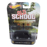 Hot Wheels Custom 77 Dodge Van Old School Retro Lacrado