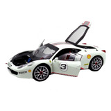 Hot Wheels Elite Ferrari 458 Challenge 2010 #3 X5487 1:18