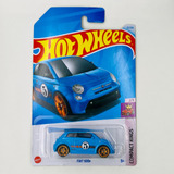 Hot Wheels Fiat 500e Azul 2024j