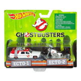 Hot Wheels Ghostbusters Ecto-1 Ecto-2 Moto Caça Fantasma