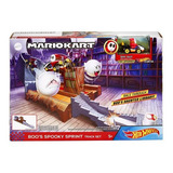 Hot Wheels Mario Kart Shy Guy Pista Corrida Boo Mattel Gcp26