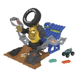 Hot Wheels Monster Trucks Arena Demolición Reto Gor-zilla Color Multicolor