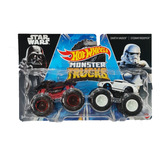 Hot Wheels Monster Trucks Carrinhos 1:64 Com 2 Unidades