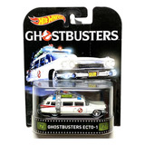Hot Wheels Premium Ghostbusters Ecto-1 - Caça Fantasmas