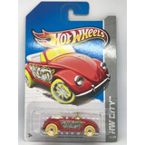 Hot Wheels Volkswagen Beetle Hw City - Conversível Vermelho
