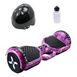 Hoverboard Overboard Infantil Rosa + Bolsa Capacete Squeeze