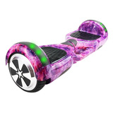 Hoverboard Roxo Galaxia Infantil Smart Balance G Bluetooth