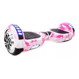 Hoverboard Skate Elétrico 6.5 Bluetooth Rosa