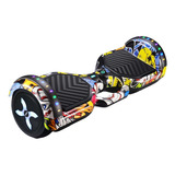 Hoverboard Skate Elétrico 6.5 Led Bluetooth Alça + Bolsa
