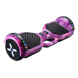 Hoverboard Skate Elétrico 6.5 Led Bluetooth Galaxia + Bolsa