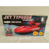 Hovercraft Jet Typhoon Estrela Controle Remoto Na Caixa Leia