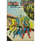 Hq Gibi Batman & Super- Homem ( Invictus) 3ª Série N° 40 Abril 1970 Ebal Raro!