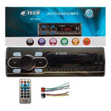 Htech Auto Radio Bt/usb/sd/aux C/controle