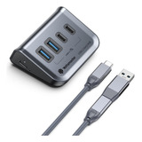 Hub 4 Portas Usb-a Usb-c 3.2 Gen2 10gbps