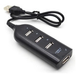 Hub Adaptador Extensor Usb Com 4 Portas 2.0 Alta Velocidade
