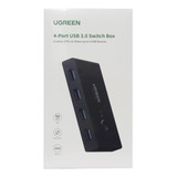 Hub Adaptador Ugreen 2*usb Para 4*usb Seletor Kvm Switch Box