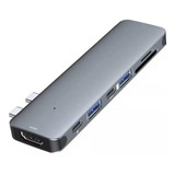 Hub Adaptador Usb-c Macbook Pro Hdmi Cartao Sd Thunderbolt 3