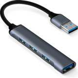 Hub Cabo Usb 3.0 Extensor 4 Portas High Speed Hd Pen Drive