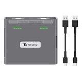 Hub Carregador Dji Mini 2, Dji Mini Se, Power Bank, Duplo.