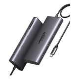 Hub Ugreen 10 Em 1 Type-c Pd 100w Rj45 8k 30hz Pc Ou Mac