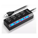 Hub Usb 2 0 4 Portas Entradas Pinos Extensor Slim Hi Speed