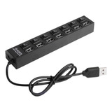 Hub Usb 2.0 7 Portas Pen Drive Teclado Splitter 480mbps Hd