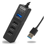 Hub Usb 3.0 2.0 4 Portas Extensão Régua Notebook Computador
