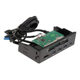 Hub Usb 3.0 Esata All-in-1 Baia Drive Óptico 5.25 Frontal