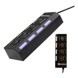 Hub Usb Extensor 4 Portas Chave Seletora Pen Drive Pc Note