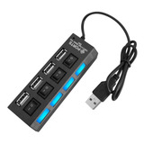 Hub Usb Para Pc Ou Celular Via Cabo Otg