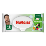 Huggies Max Clean Lenços Umedecidos 48