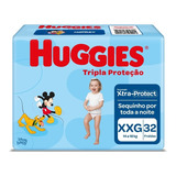 Huggies Tripla Proteção Xxg Com 32