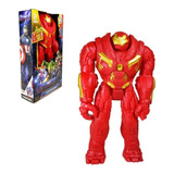 Hulkbuster Vingadores Marvel 30cm C/ Luz E Som Boneco