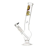 Ice Bong De Vidro Afrika 28 Cm Suporte Gelo + Tela De Vidro