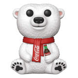Ícones De Anúncios Pop Do Funko Cocacola Polar Bear
