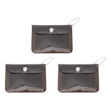 Id Cases Cash Bag Mini Clear Wallet, Cartão De Crédito, 3 Un