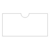 Identificador De Gavetas Etiquetas 6x3cm Kit Com 50pcs