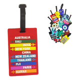 Identificador De Mala De Viagem Tag Bagagem Etiqueta Premium