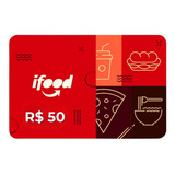Ifood Card 50 Digital Cartão Presente Envio Rápido