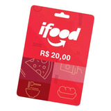 Ifood Card Digital 20 Reais, Cupom Cartão Presente