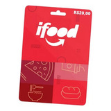 Ifood Card Gift Card 20 Reais Entrega Imediato Via Chat