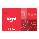 Ifood Card Presente Ifood 50 Digital Real