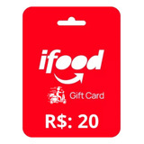 Ifood Gift Card Digital 20 Reais