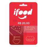 Ifood Giftcard Cartão Digital R$20, Credito Imediato